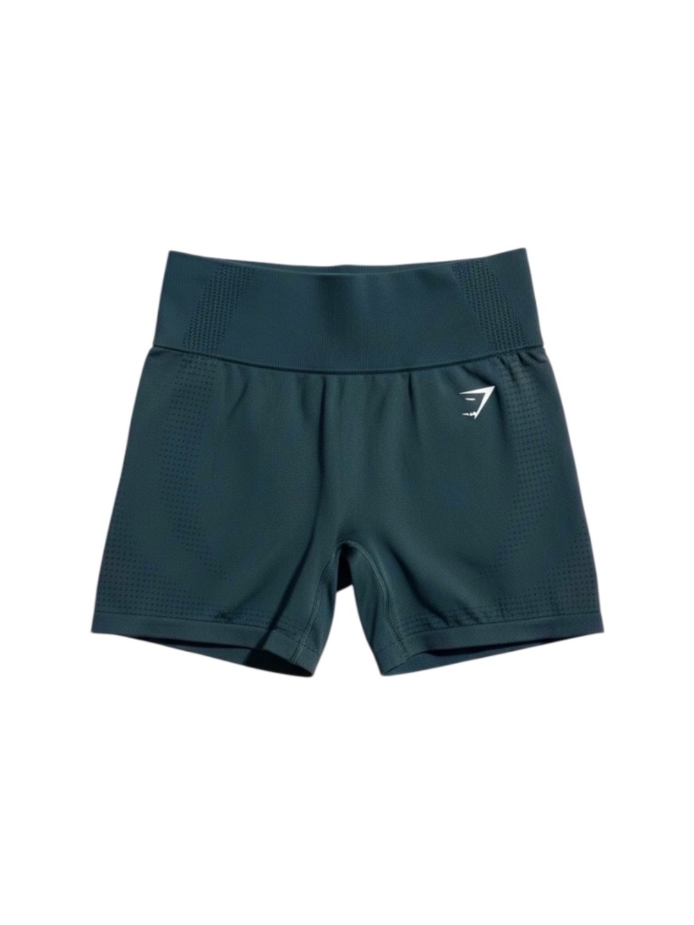 Gymshark Vital High-Waisted‎ Seamless Shorts Women's Size Medium Green Marl